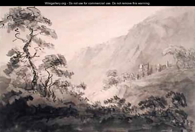 Mountainous Landscape with Ruin - Rev. William Gilpin
