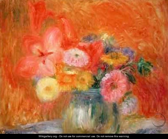 Bowl of Flowers - William Glackens