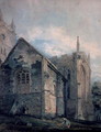 The Ancient Charnel House Holy Trinity Church Stratford upon Avon - Thomas Girtin