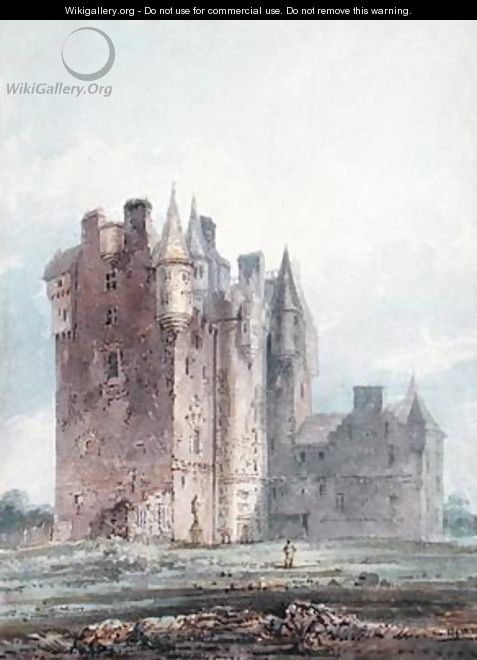 Glamis Castle - (after) Girtin, Thomas