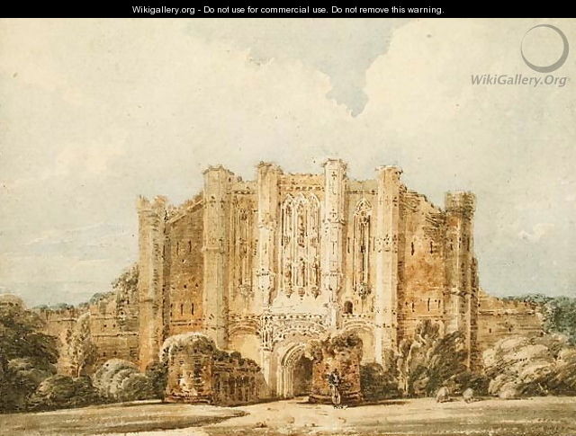 West view of Thornton Abbey Lincolnshire - Thomas Girtin