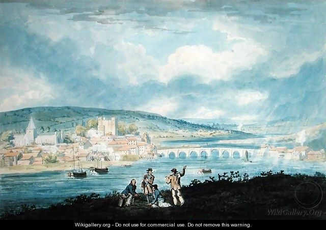 Rochester from the North - Thomas Girtin