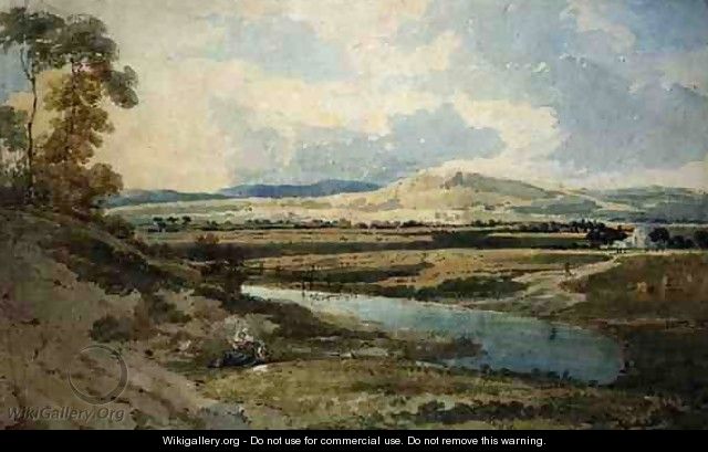View near Bromley Kent - Thomas Girtin