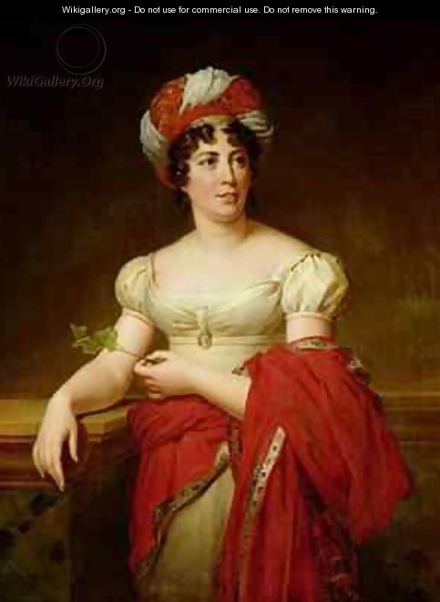 Portrait of Madame de Stael 1766-1817 - Anne-Louis Girodet de Roucy-Triosson