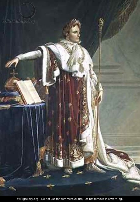 Portrait of Napoleon I in his Coronation Robes - Anne-Louis Girodet de Roucy-Triosson