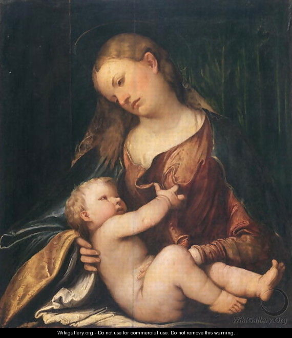 Madonna with Child - di Romana Girolamo