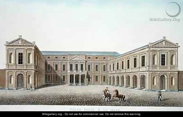 Palais Royal The Hague from Choix des Monuments Edifices et Maisons les plus remarquables du Royaume des Pays Bas - Pierre Jacques Goetghebuer