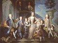 Portrait of the Family of the Duke of Valentinois - Pierre Gobert