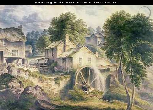 Mill in Bonsall Dale Derbyshire - John Glover