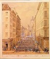 March of the First Battalion Rue Culture Sainte Catherine - Gaspard Gobaut