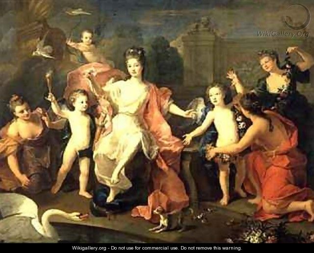 The Duchess of Burgundy and her Children - Pierre Gobert