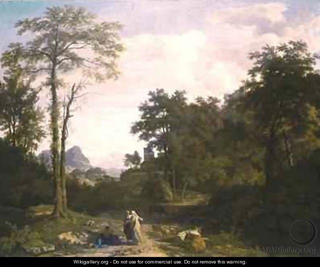 Arcadian Landscape - Johannes (Polidoro) Glauber
