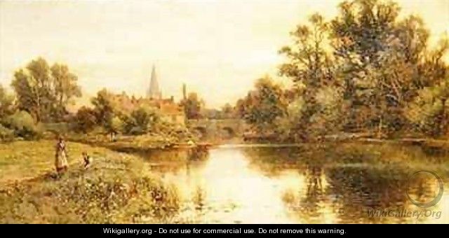 The Thames at Marlow - Alfred I Glendening