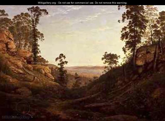 The River Derwent and Hobart Town Tasmania - John Glover