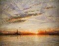 Sunset Venice - Albert Goodwin