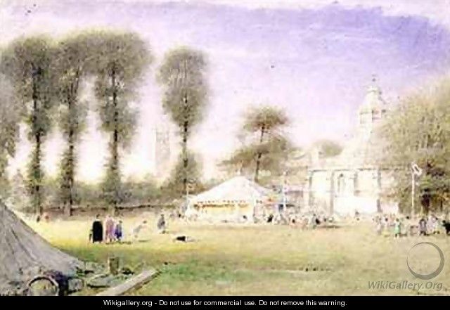 Glastonbury Fair - Albert Goodwin