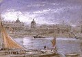 View of Greenwich from the Thames - Albert Goodwin