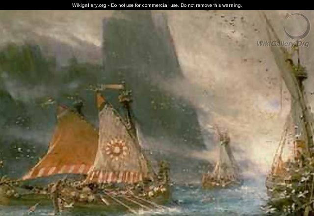 The Viking Sea Raiders - Albert Goodwin