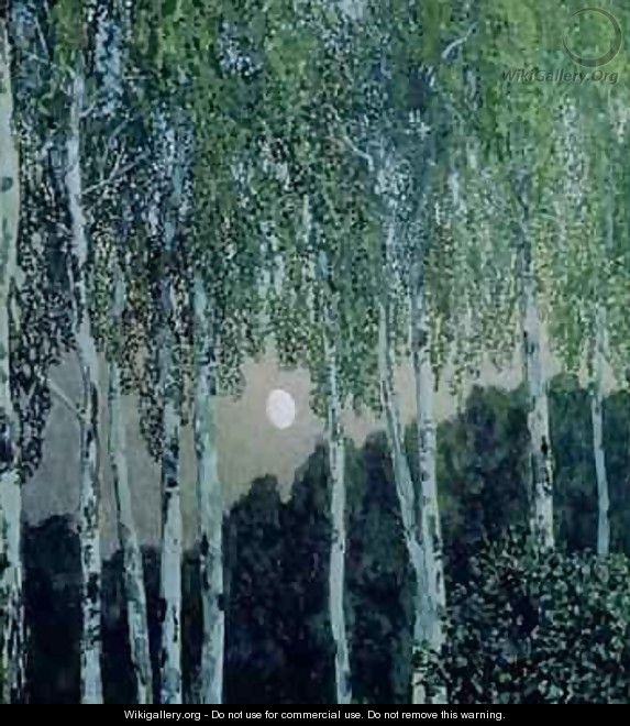 Birch Trees - Aleksandr Jakovlevic Golovin