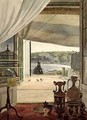 View from a Room with a Balcony over the Gulf of Naples - Carl Wilhelm Goetzloff