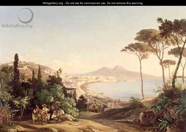 View of Naples - Carl Wilhelm Goetzloff