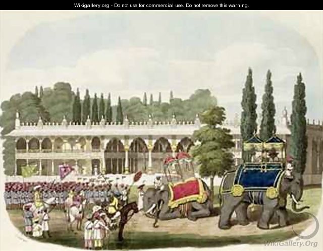 The Palace of Tippoo Sahib 1749-99 - (after) Gold, Charles Emilius