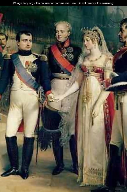 Napoleon Bonaparte 1769-1821 Receiving Queen Louisa of Prussia 1776-1810 at Tilsit 2 - Nicolas Louis Francois Gosse