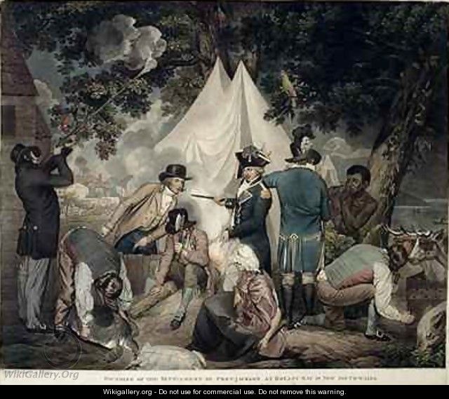 Founding of the settlement of Port Jackson at Botany Bay in New South Wales - Thomas Gosse