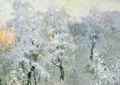 Trees in Wintry Silver - Konstantin Ivanovich Gorbatov