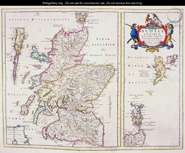 Map of Scotland - R. Gordon