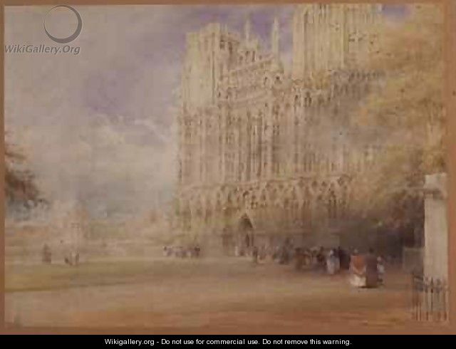 Wells Cathedral - Albert Goodwin