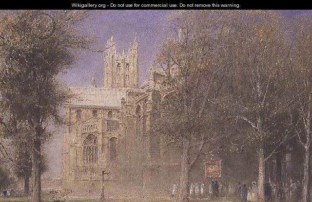 Canterbury Cathedral - Albert Goodwin