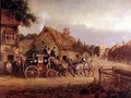York to London stage coach setting off - Charles Cooper Henderson