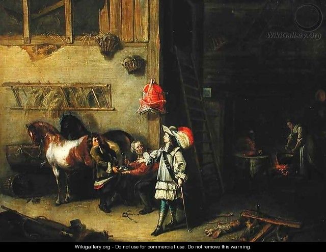 The Blacksmith - Matheus van Helmont