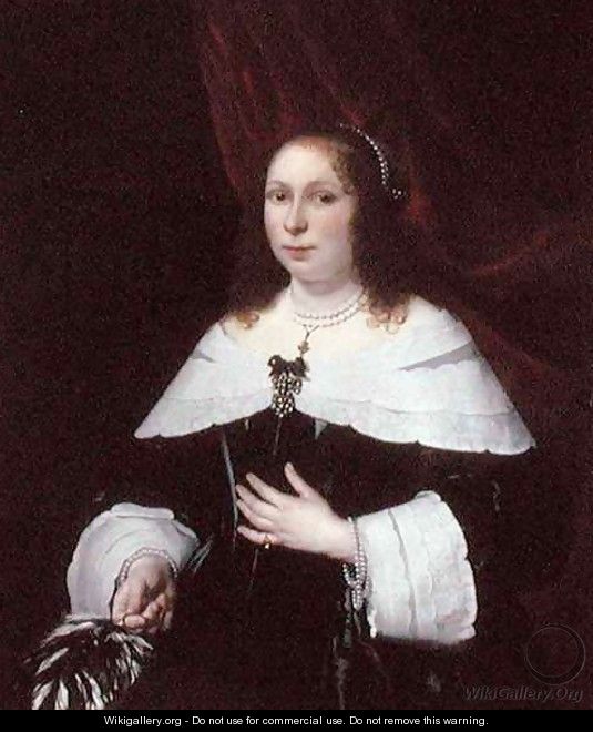 Lady in Black - Bartholomeus Van Der Helst