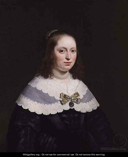 Portrait of Sophia Trip Wife of Balthasar Coymans - Bartholomeus Van Der Helst