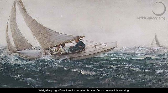 Sailing Free - Charles Napier Hemy