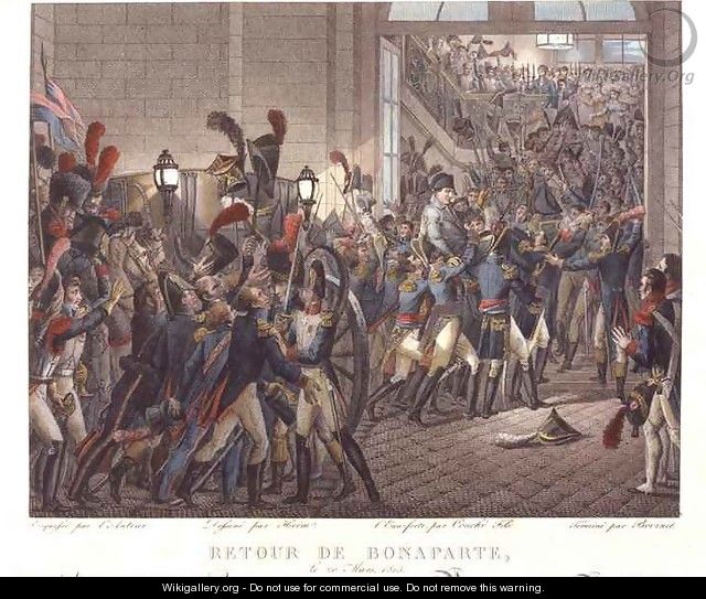 The Return of Napoleon I 1769-1821 to the Tuileries - Francois - Joseph Heim
