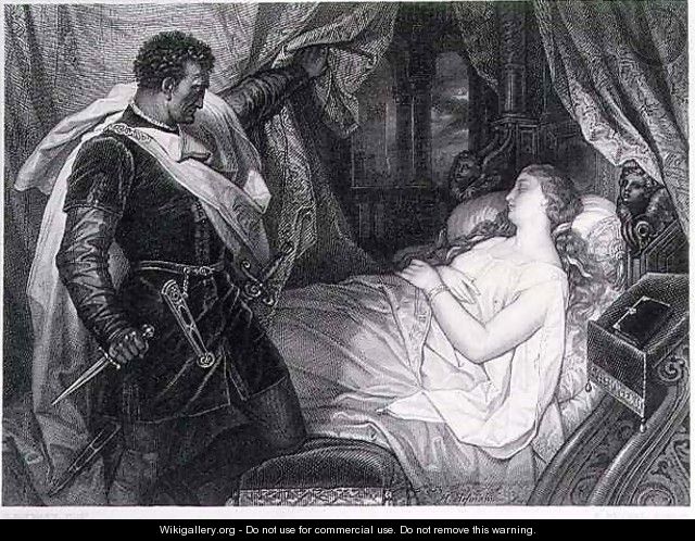Othello and Desdemonda - J.M.F. Heinrich
