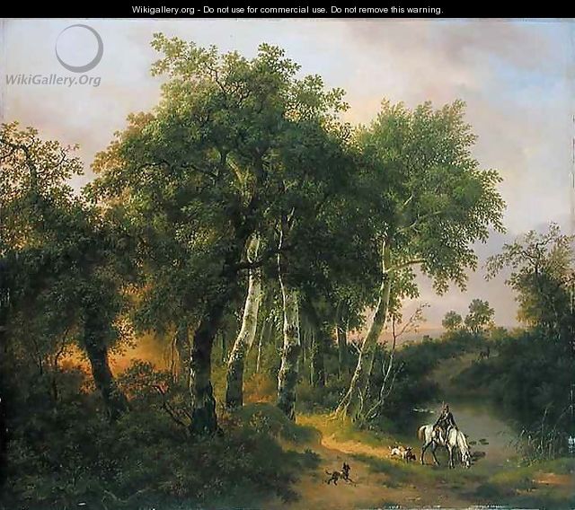 Landscape in Geldern - Pierre Jean Hellemans