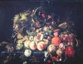 Still Life with Flowers and Fruit 2 - Cornelis De Heem