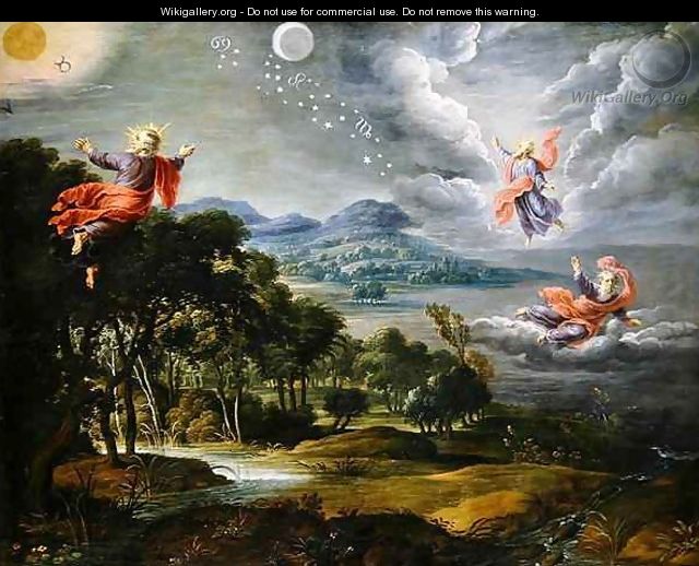 The Creation Of Heaven Earth And Water Willem Van The Elder Herp