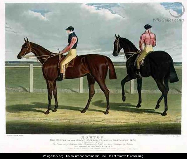 Rowton the Winner of the Great St Leger Stakes at Doncaster - (after) Herring Snr, John Frederick