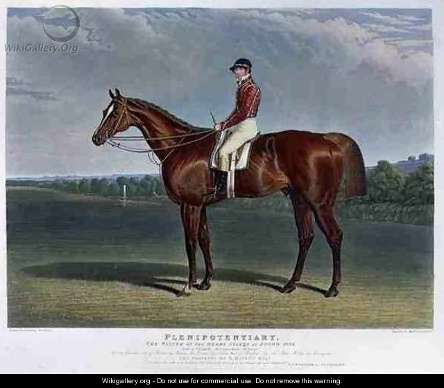 Plenipotentiary the Winner of the Derby Stakes at Epsom 1834 - (after) Herring Snr, John Frederick