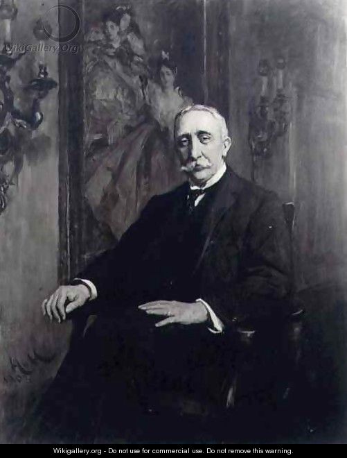 Portrait of Sir Carl Meyer 1851-1922 - Sir Hubert von Herkomer