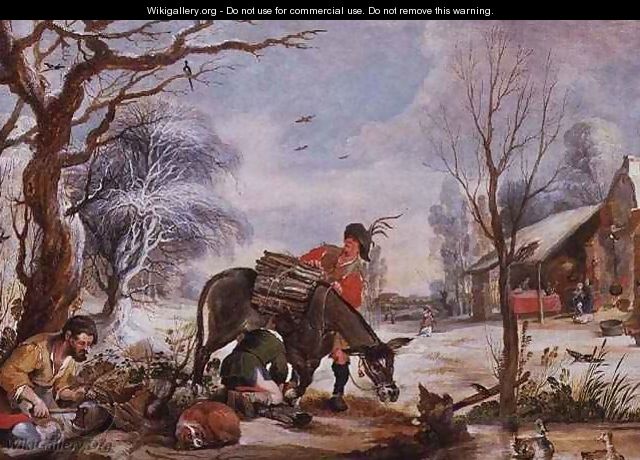 Winter Scene - Willem van, the Elder Herp