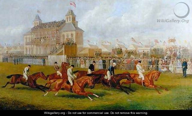 A Horse Race in Victoria Park - Edward Benjamin Herberte