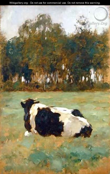 A Cow in the Meadow - Thomas Ludwig Herbst