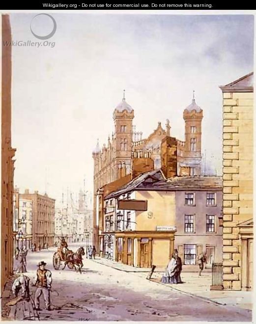The Sailors Home from Hanover Street from Modern Liverpool Illustrated - William Gavin Herdman