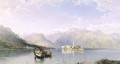 Isola Pescatori from Isola Bella on Lake Maggiore - George Edwards Hering